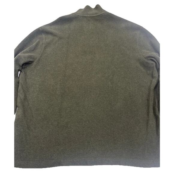 Polo Ralph Lauren 1/4 Zip Sweater Mens XXL Green Mock Neck Sweatshirt Preppy - Picture 2 of 13